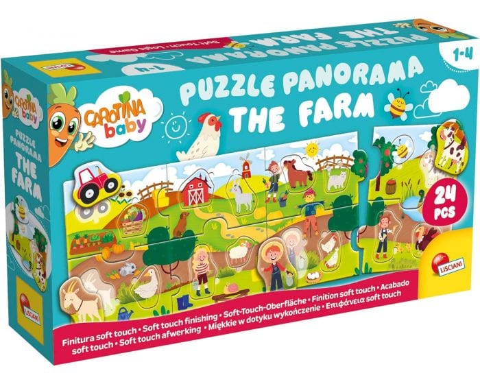 Giocattoli educativi Lisciani Puzzle Panorama Fattoria - Carotina Baby