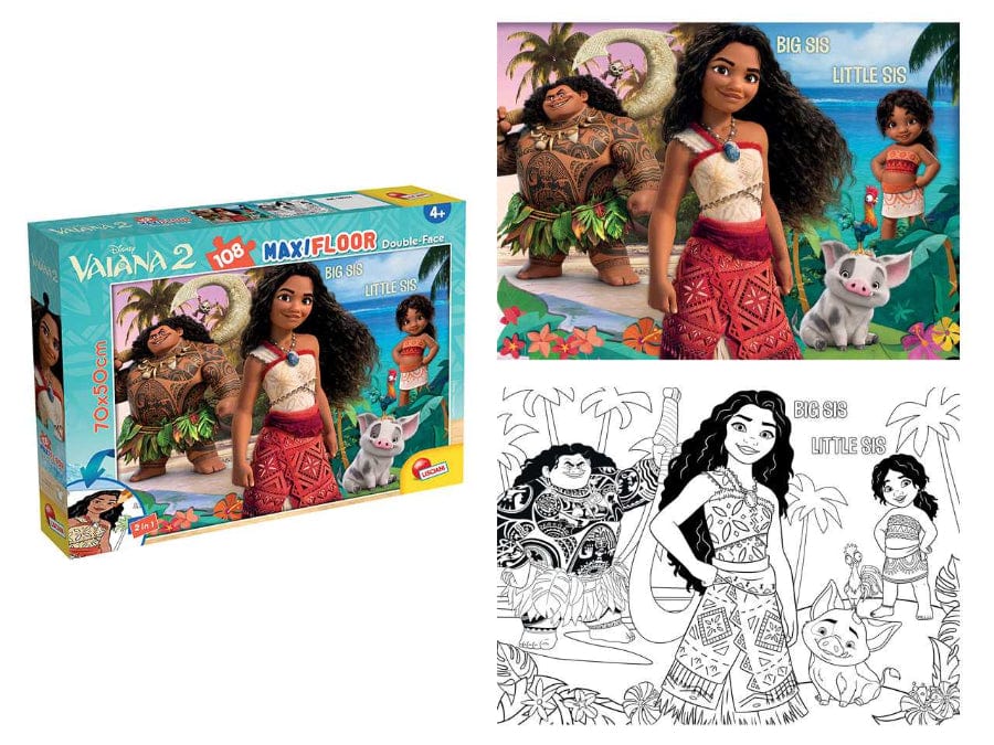 Puzzle Disney Vaiana2, Puzzle Oceania da 108 pezzi Disney Vaiana2, Puzzle Oceania da 108 pezzi