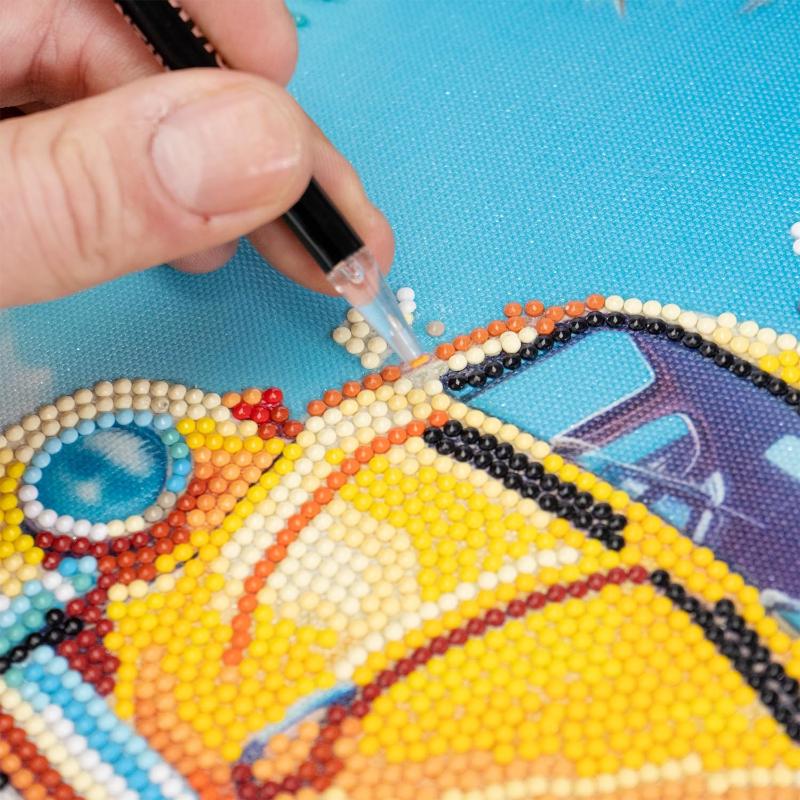 Colora e Decora Diamantiny Quadro su Tela, Mosaico con Diamanti