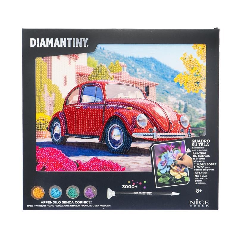 Colora e Decora Diamantiny Quadro su Tela, Mosaico con Diamanti