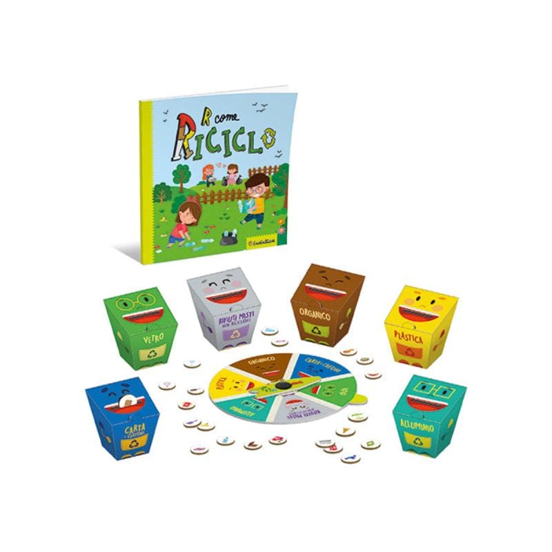 Giocattoli educativi I Libri gioco di Ludattica, R come Riciclo!