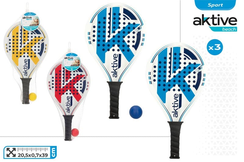 Tennis da Spiaggia Con Racchette in Legno