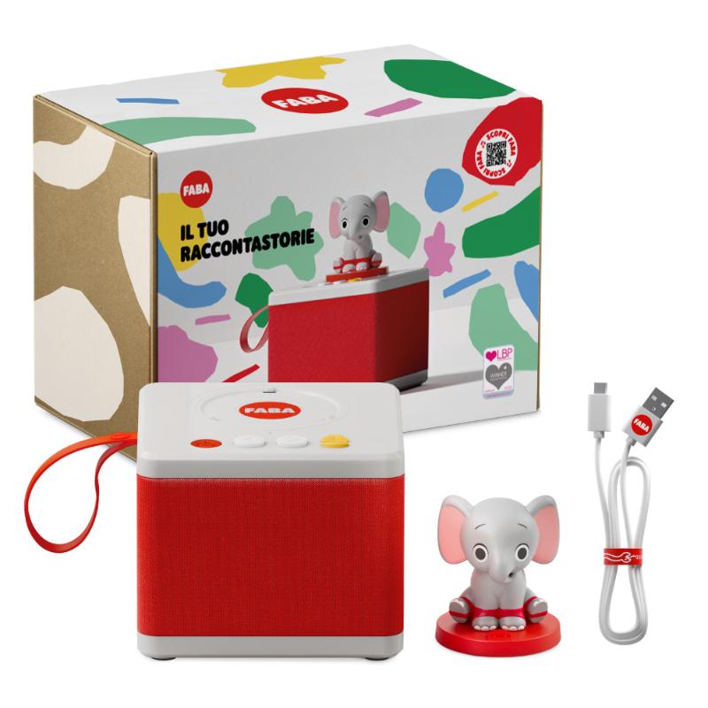 Giocattoli educativi Faba Raccontastorie, Cassa Bluetooth con Personaggio Sonoro Faba Raccontastorie, Cassa Bluetooth con Personaggio Sonoro