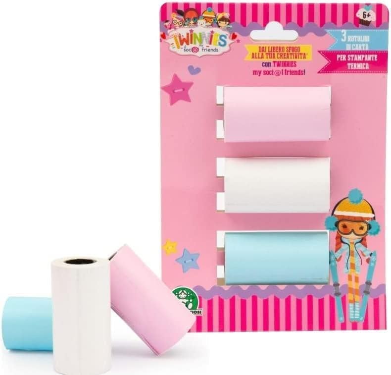 macch Giochi Preziosi Twinnies, Ricariche Mini Stampante per Bambini