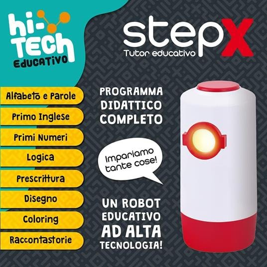 Giocattoli educativi Lisciani Step X Robot Educativo che insegna a leggere e scrivere