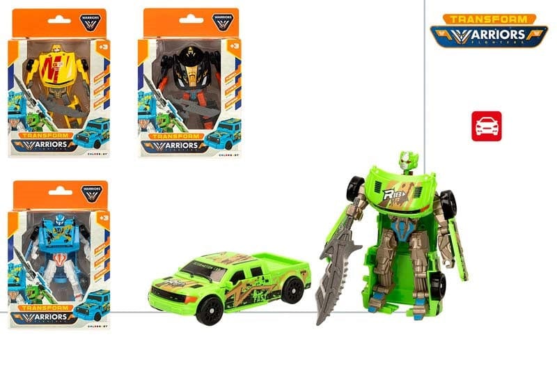 Robot Trasformabili in Auto Assortiti