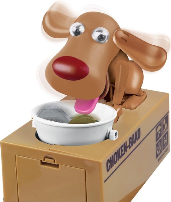 Salvadanaio a Forma di Cane che Mangia le Monete Salvadanaio a Forma di Cane che Mangia le Monete