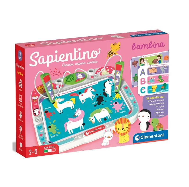 Giocattoli educativi Clementoni - Sapientino Spinotti con Schede attività Interattive, Gioco Elettronico (Versione In Italiano)