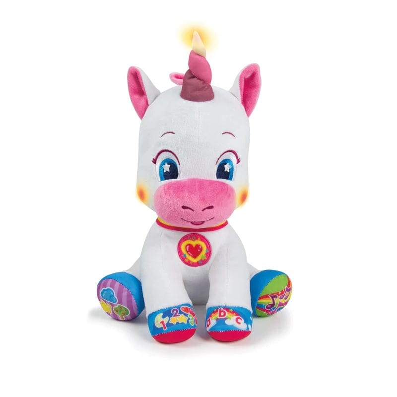 Scintilla Unicorno Canta e Brilla, Peluche interattivo Baby Clementoni