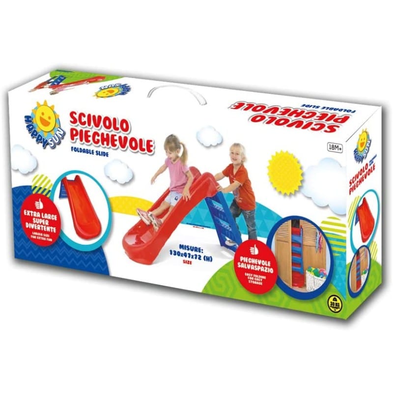 Giocattoli Aria Aperta Scivolo per Bambini 3 Gradini Pieghevole Salvaspazio Scivolo per Bambini Toys, 3 Gradini Pieghevole Salvaspazio  