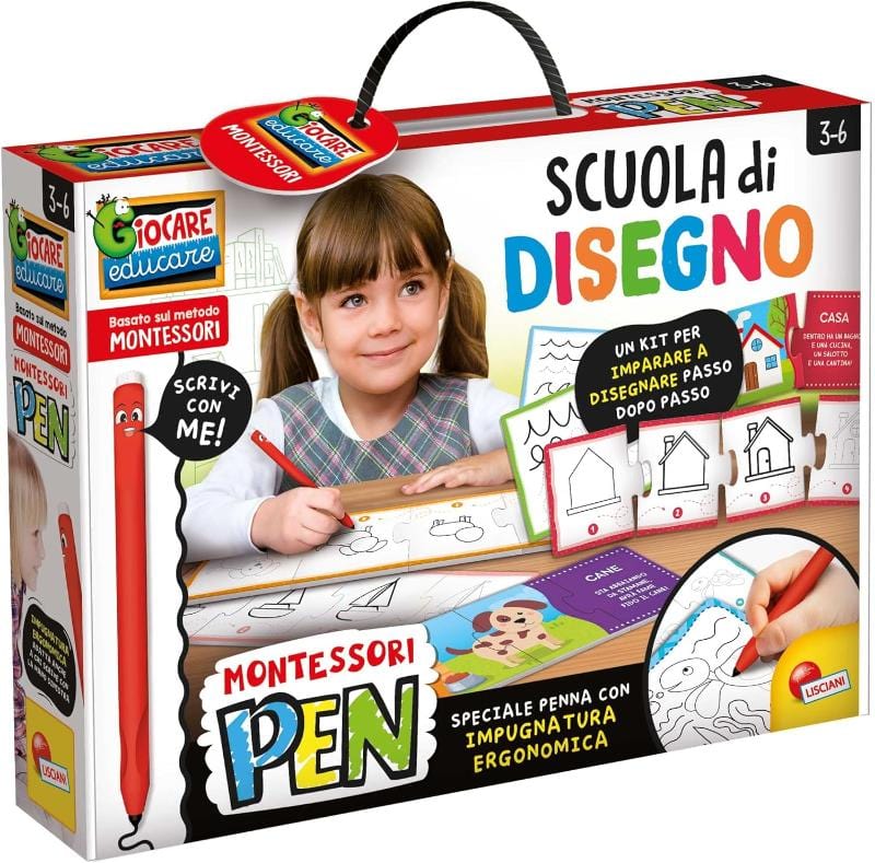 Giocattoli educativi Lisciani Scuola di Disegno Montessori Pen Lisciani Scuola di Disegno Montessori Pen