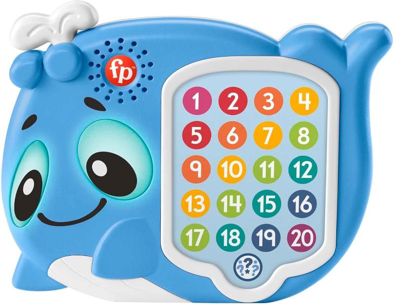 Animali Interattivi Fisher Price Animali Interattivi Parlamici, Serena Balena Indovina con Me +18 Mesi