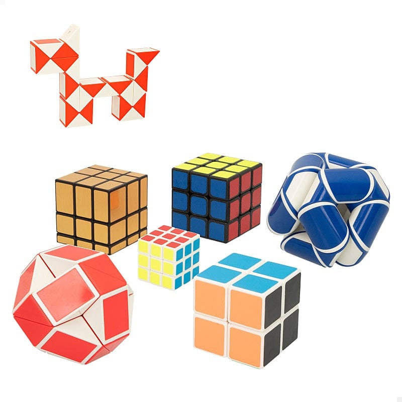 Giochi/passatempo da scrivania Set 6 Cubi Magici di varie Forme e Dimensioni