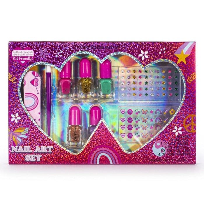 Trousse Set Manicure con tanti Accessori, Nail Art Flowers