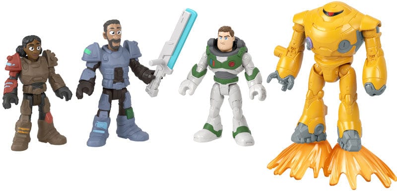 Action figure Set personaggi Buzz e il suo Zap Patrol Team