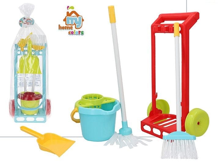 Set Pulizie Giocattolo con Carrello – The Toys Store