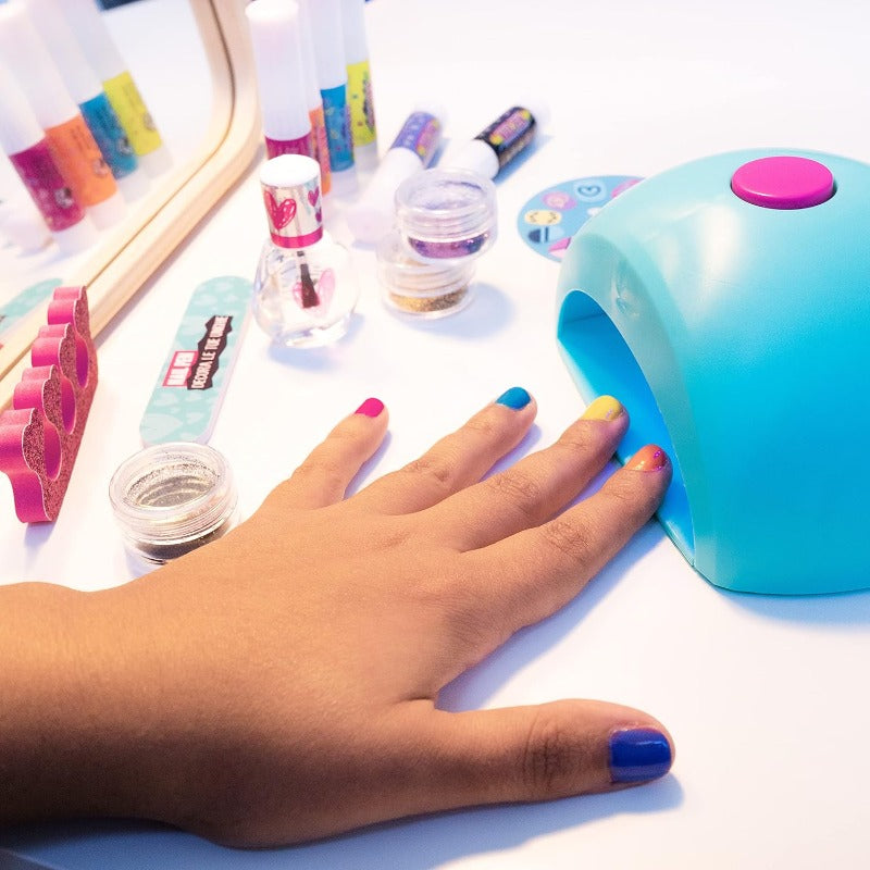 Mega Nail Set, Set Smalti con tantissimi Accessori e Asciugatore