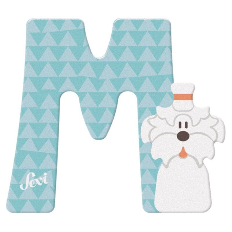 Giochi con l'alfabeto Sevi Alfabeto Animali, Lettere in Legno decorate a mano da 9,5 cm Sevi Alfabeto Clown, Lettere in Legno decorate a mano 