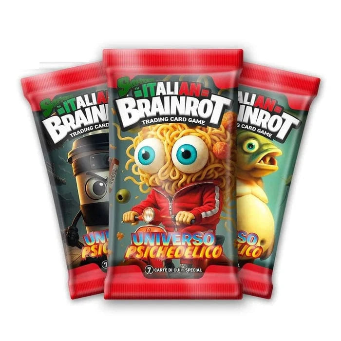 carte da gioco Skifidol Italian Brainrot Busta da 7 Carte con 1 Speciale Skifidol Italian Brainrot Busta da 7 Carte con 1 Speciale
