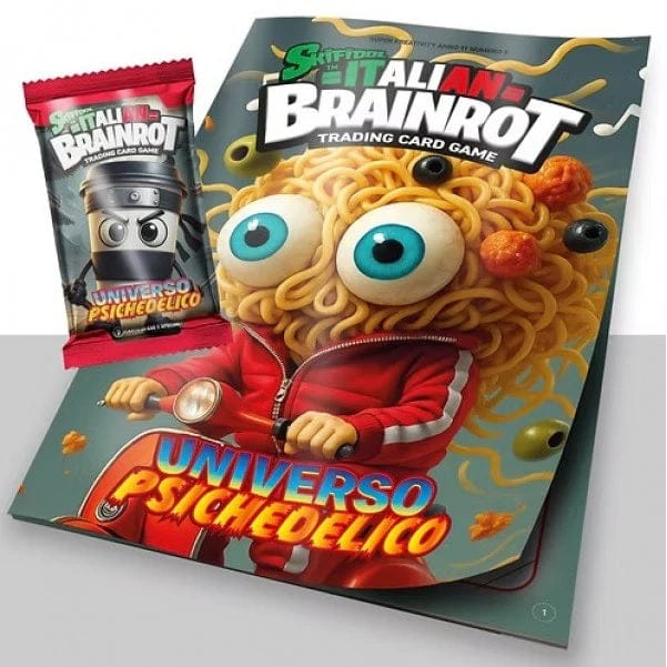 carte da gioco Skifidol Italian Brainrot Album Raccoglitore + Busta da 7 Card in Omaggio Skifidol Italian Brainrot Album Raccoglitore + Busta da 7 Card in Omaggio