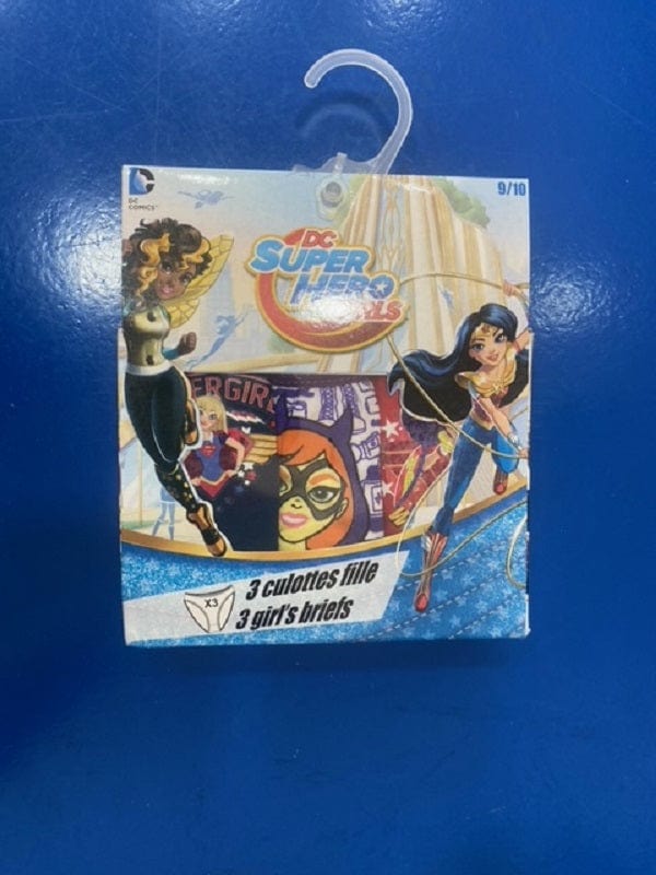 Set Intimo 3 Slip Super Hero Girls