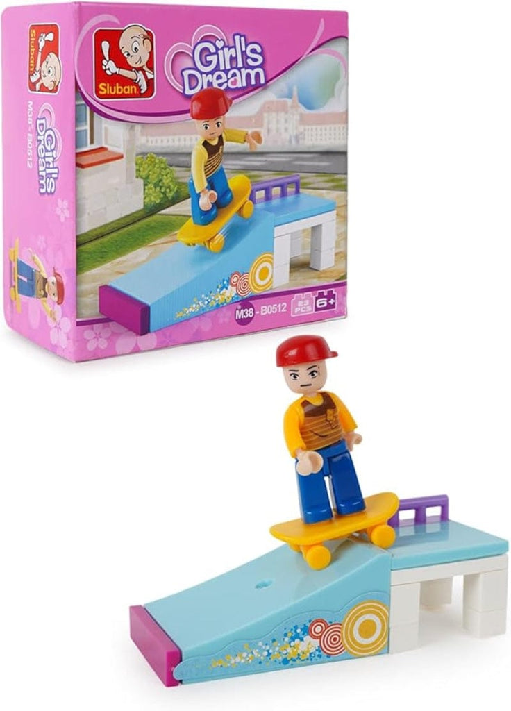 Costruzioni giocattolo Set di costruzione Sluban Skater 23 PCS Set di costruzione Sluban Skater 23 PCS