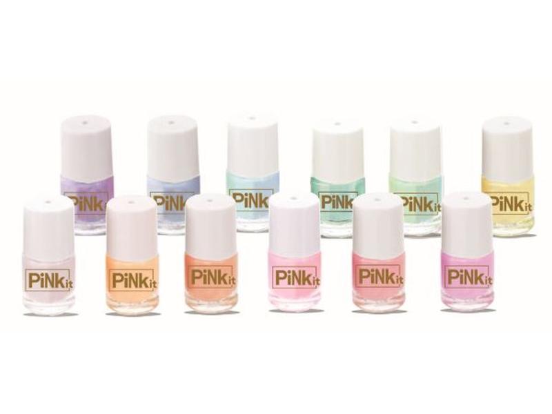 Trousse Pink It Rainbow Nails, set Smalti Arcobaleno per Bambine con accessori - Nice
