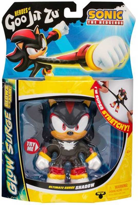 Action figure Sonic Shadow Personaggio Nero Allungabile Squishy Sonic Shadow Personaggio Nero Allungabile Squishy