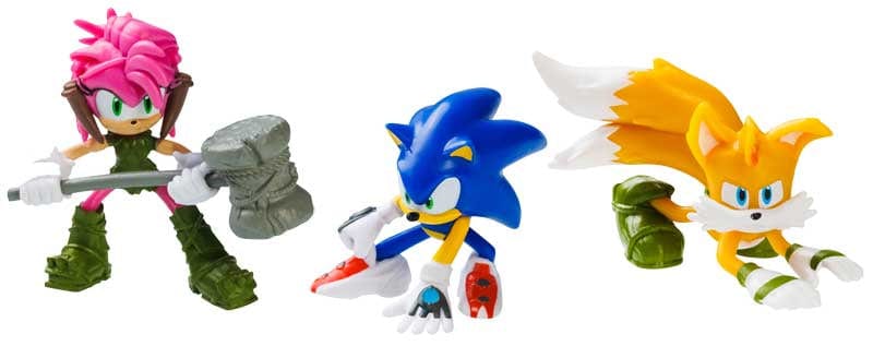 Action Figures Sonic personaggi da 6,5cm in Bustina