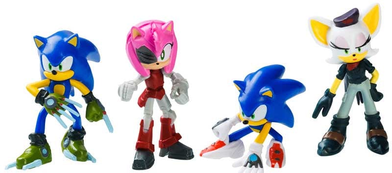 Action Figures Sonic personaggi da 6,5cm in Bustina