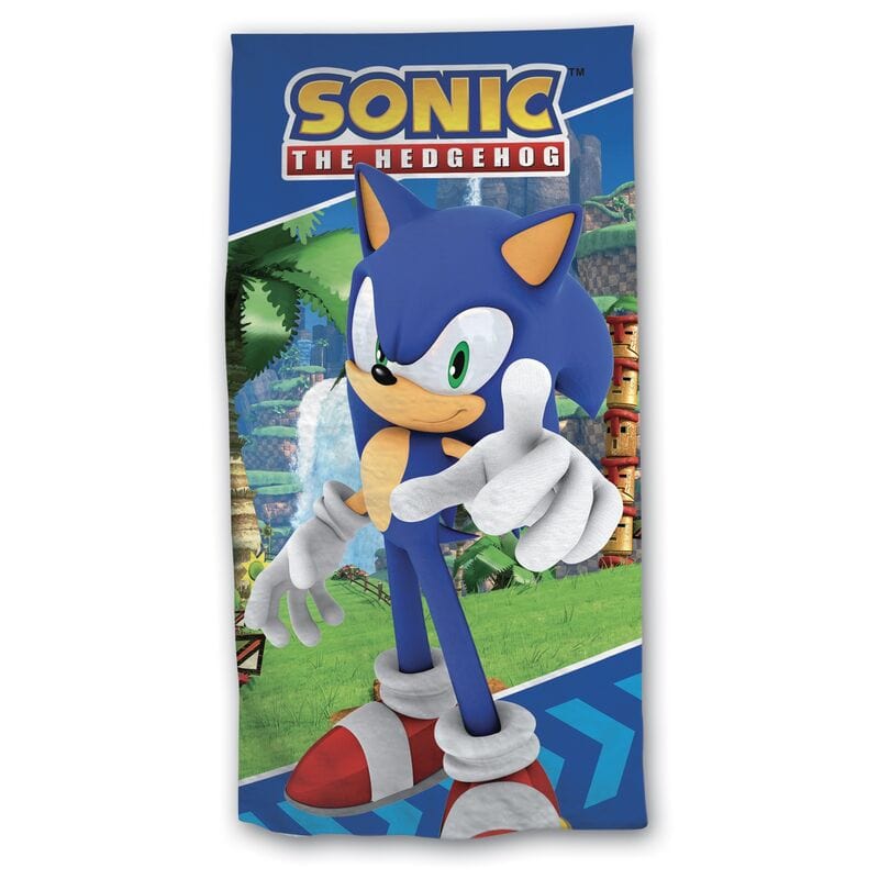 Asciugamani da spiaggia Sonic Telo Mare per Bambini in Microfibra 140 x 70 cm Sonic Telo Mare per Bambini in Microfibra 140 x 70 cm
