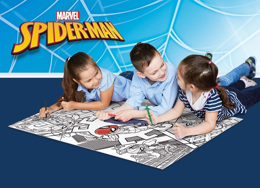 Puzzle Puzzle Spiderman Tessere Grandi con lato Colorabile