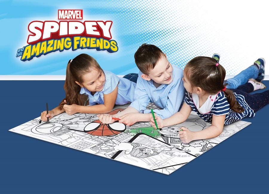 Puzzle Puzzle Spidey e i suoi fantastici amici 4 x 48 Tessere Medie con lato Colorabile