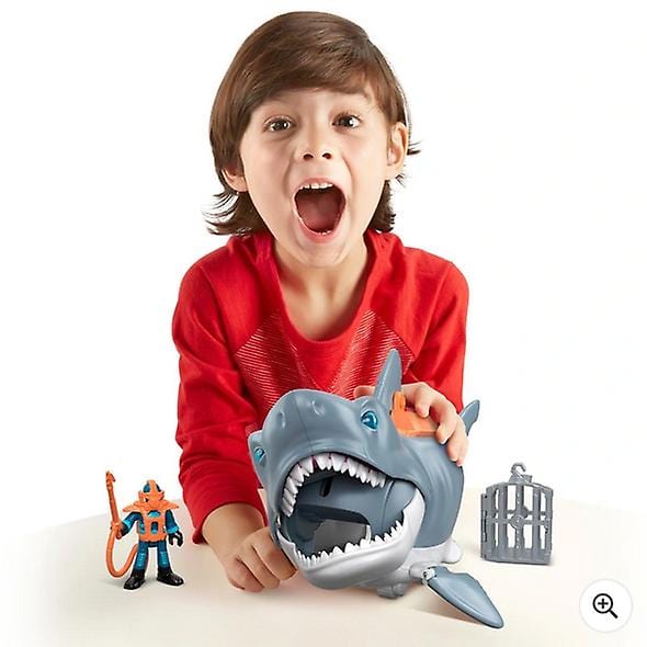 Bambole, playset e giocattoli Imaginext Squalo Mega Morso con Personaggio Subacqueo