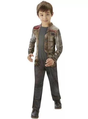 Costume Carnevale Costume Star Wars Pilota Finn bambino 7-8 Anni