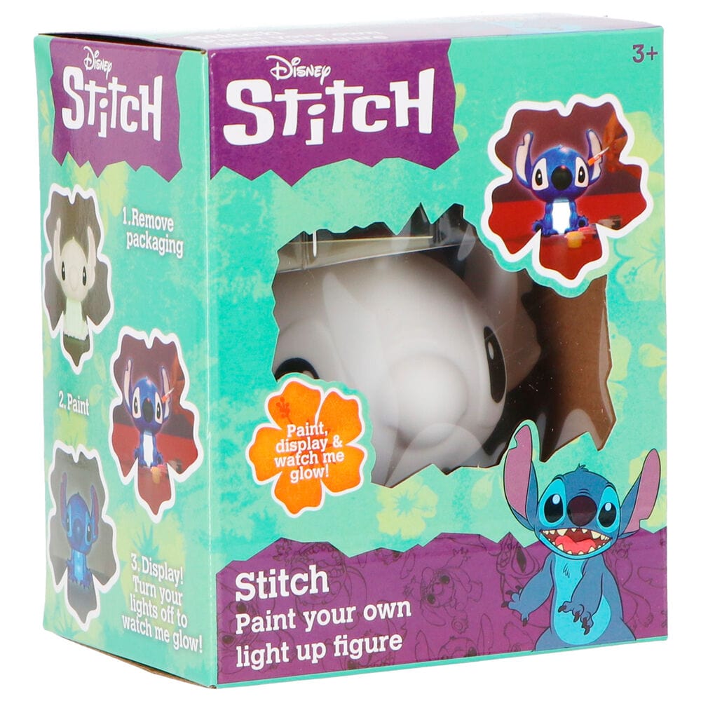 Luce Notturna Stitch Lampada da Decorare, set Pittura con personaggio che si Illumina a Led Stitch Lampada da Decorare, set Pittura con personaggio che si Illumina a Led