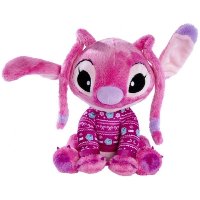 Peluche Peluche Stitch Angel 25cm Rosa con maglioncino Peluche Stitch Angel 25cm Rosa con maglioncino