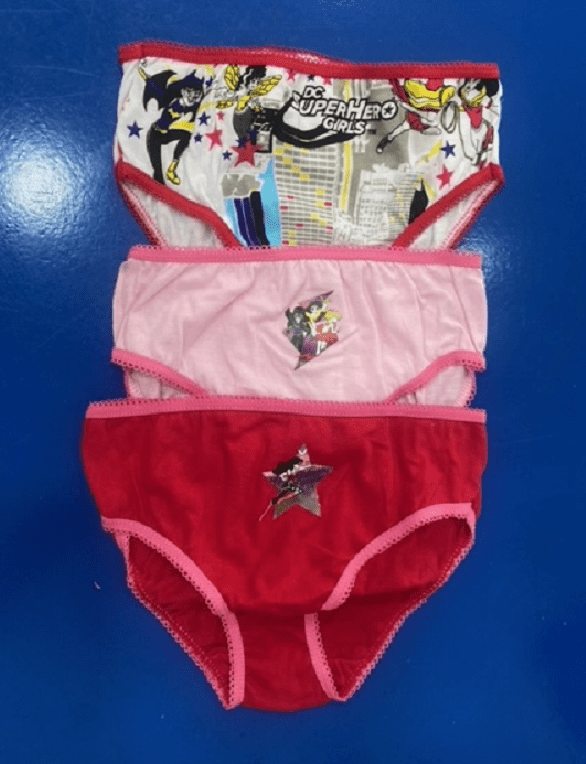Set Intimo 3 Slip Super Hero Girls