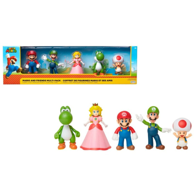 Bambole, playset e giocattoli Super Mario set 5 Personaggi da 7cm