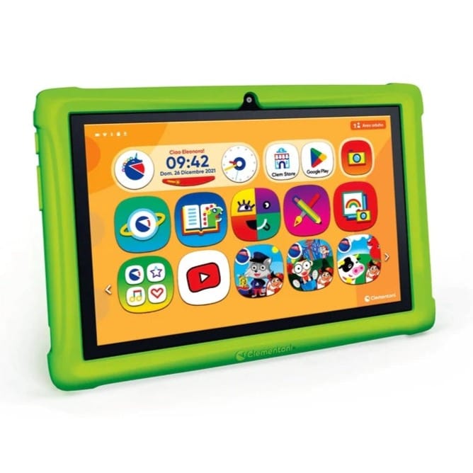Tablet per Bambini Clementoni Clempad, Tablet 10 Pollici per Bambini 3-6Anni Lisciani-Mio Tab XL 2022, Tablet con Schermo 10 Pollici, 32 GB