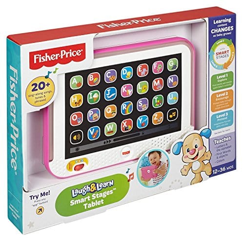 Tablet per Bambini Fisher-Price Tablet Smart Stages, Giocattolo Educativo con Musica, Luci e Suoni Fisher-Price Tablet Smart Stages, Giocattolo Educativo con Musica