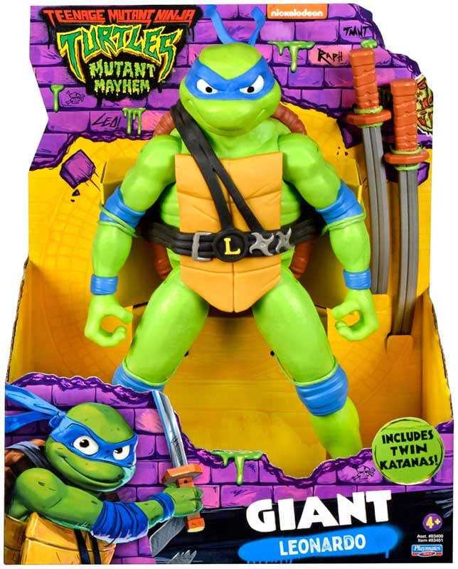 Action Figures Tartarughe Ninja Movie nuovi Personaggi Giganti