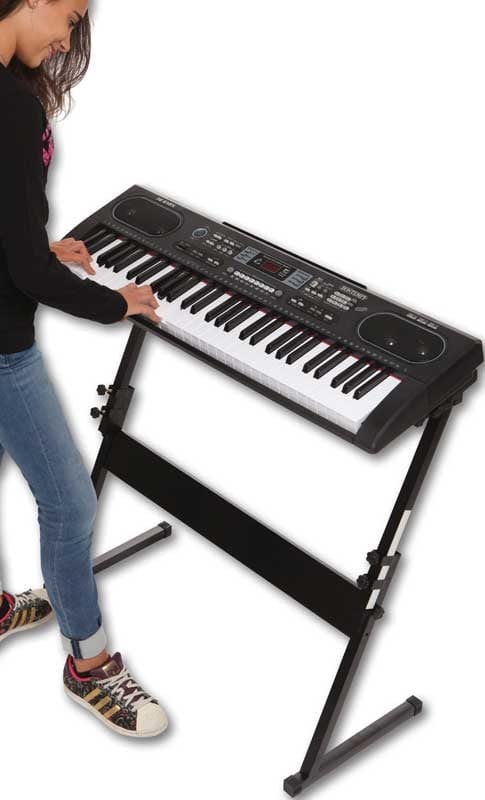 Bontempi Tastiera 61 Tasti con Gambe in Metallo