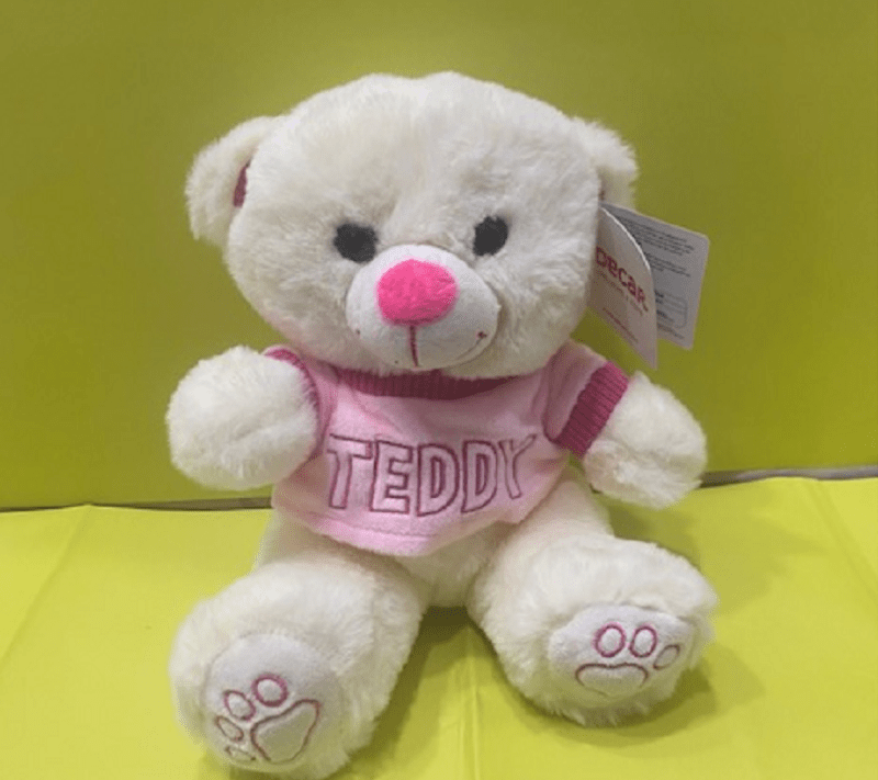 Orsacchiotti Peluche Orsetto Teddy Seduto da 23cm con Maglietta