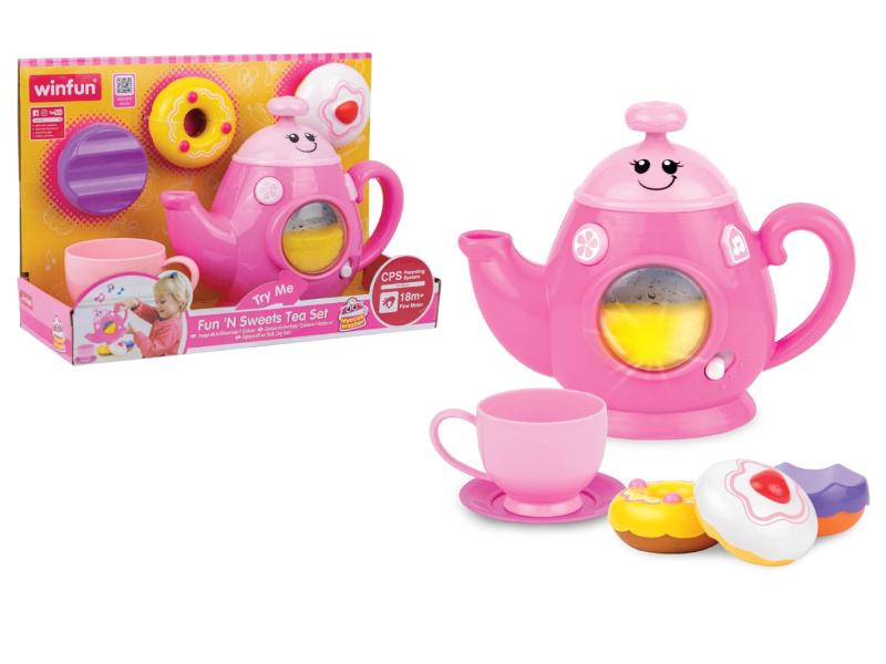 Cucine e cibi giocattolo Teiera Chiacchiere Golose Luci e Suoni, Gioco Educativo per Bambini +18 Mesi Teiera Chiacchiere Golose Luci e Suoni, Gioco Educativo 18 Mesi