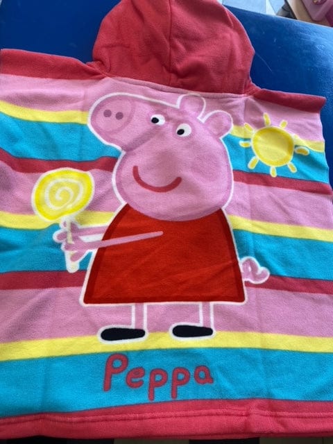 Telo Mare Poncho Peppa Pig