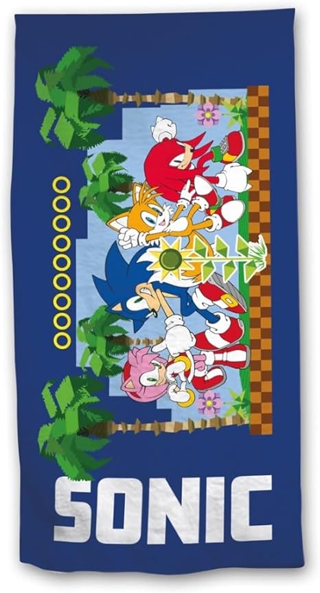 Asciugamani e Teli Mare Telo Mare Sonic, Asciugamano 140 x 70 cm