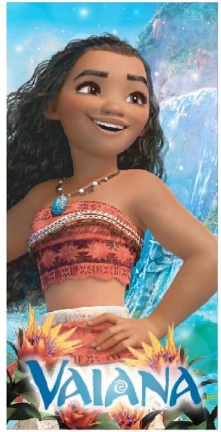 Asciugamani e Teli Mare Telo Mare Vaiana, Asciugamano Principessa Moana 140 x 70 cm
