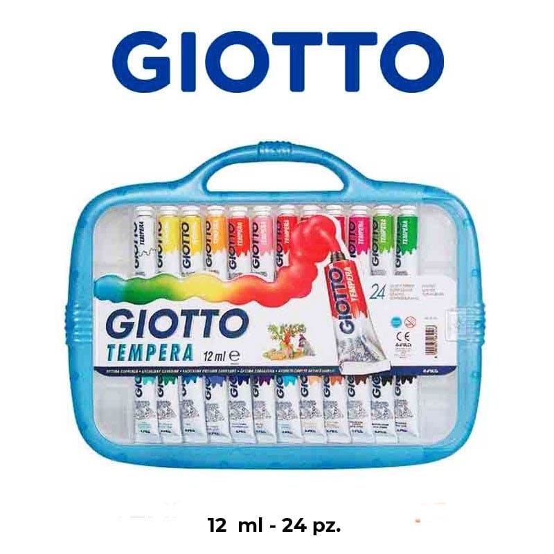 Artistica Valigetta Tempera in tubetti da 12ml 24pz - Giotto Valigetta Tempera in tubetti da 12ml 24pz - Giotto