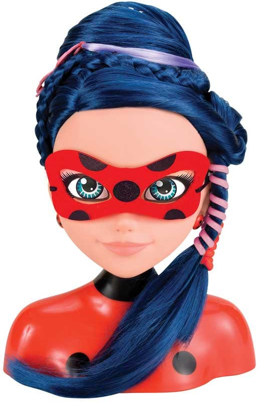 Bambole Testa da pettinare Miraculous Ladybug con 30 Accessori